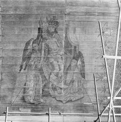 Dakschildering oostzijde Huiszittenkapel